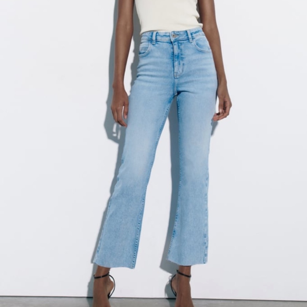 zara flare jean
